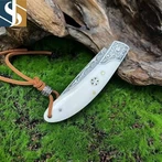 Damask govedni preklopivi nož